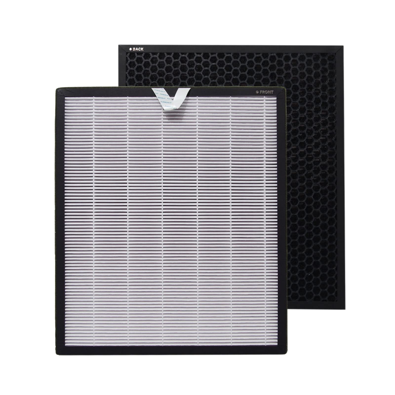 PUREBURG Vital 200S-RF Replacement Filters for LEVOIT Vital 200S Smart True HEPA Air Purifier, 2-Pack, H13 HEPA Activate