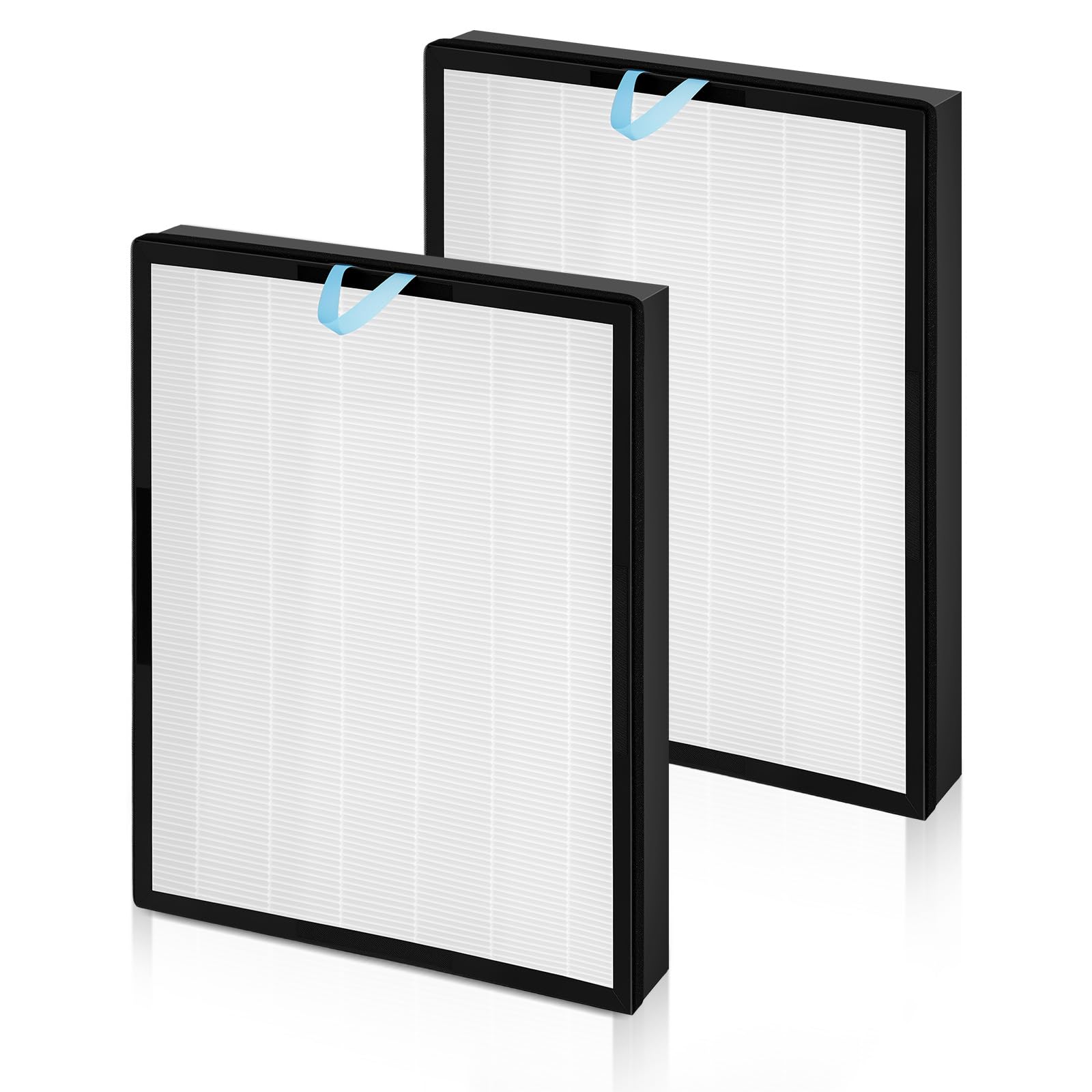 Vital 200S Replacement Filter for LEVOIT Air Purifier, 2 Pack H13 Activated Carbon Filter, White