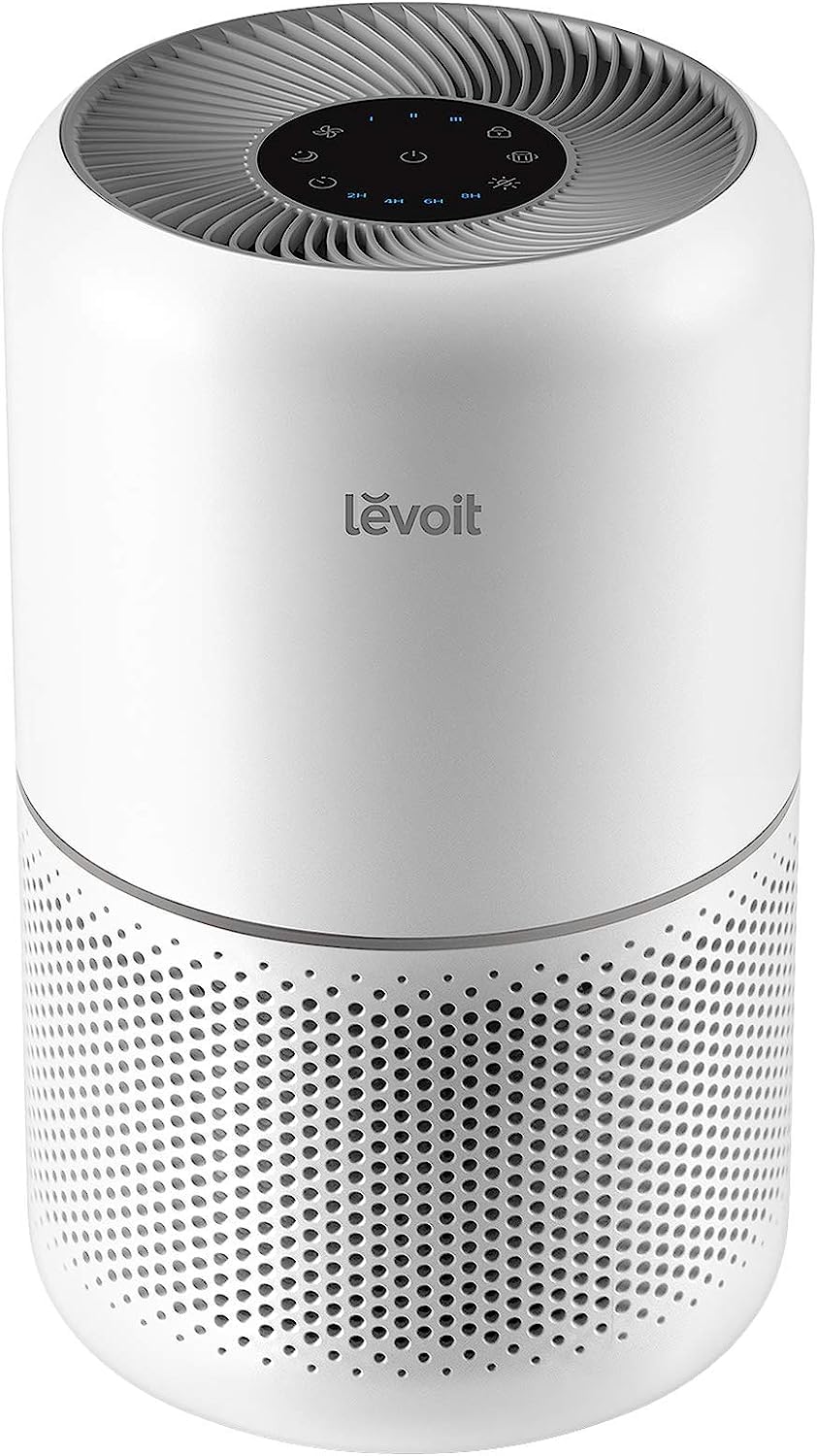 Levoit Air Purifier for Home Allergies and Pet Hair in Bedroom, 1073 sq ft Coverage by 56W High Torque Motor, AHAM VERIF