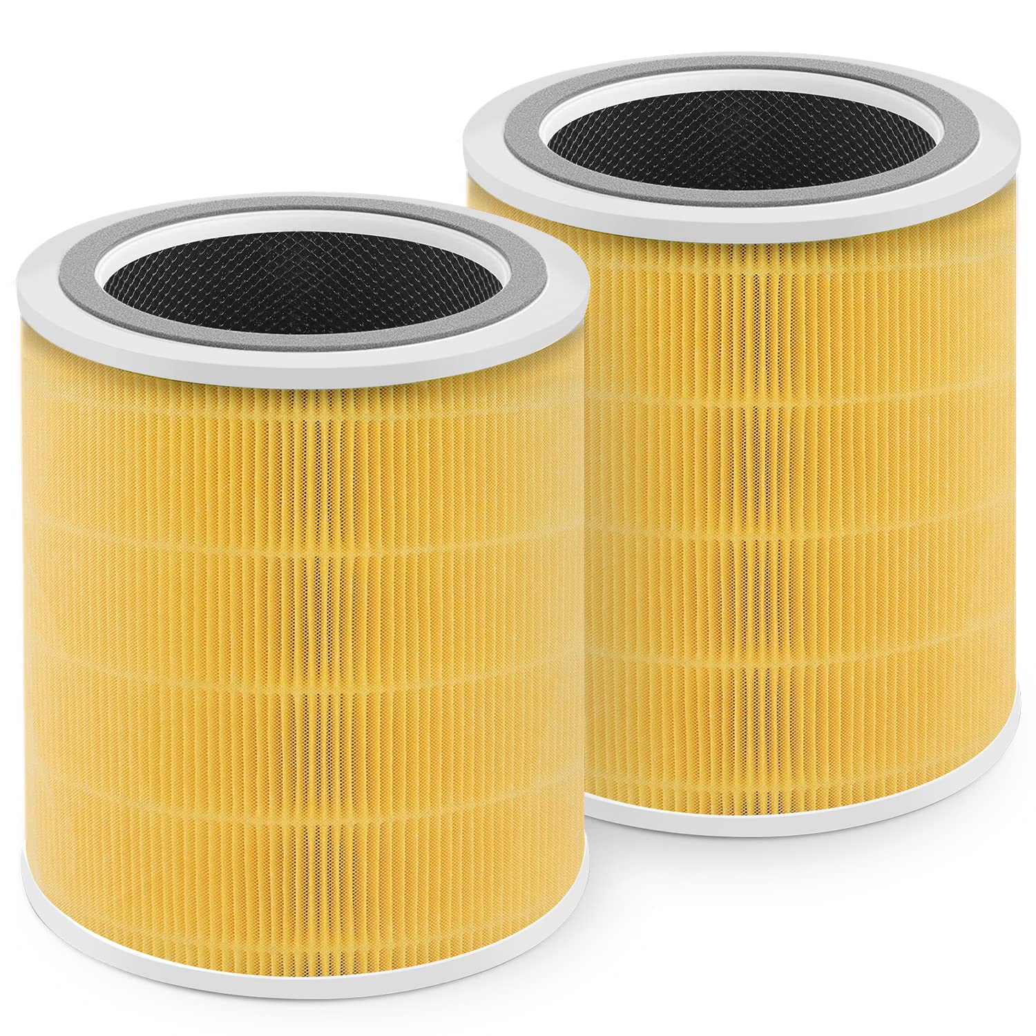 LEVOIT Core 400S Replacement Filter 2 Pack, 3-in-1 Filter, Activated Carbon Filtration, Compared to Part# Core 400S-RF Y