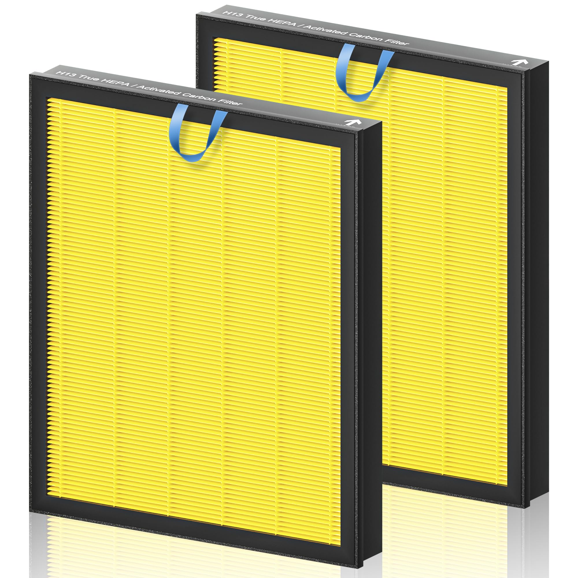 LEVOIT Vital 200S Pet Care H13 True HEPA Filter for Air Purifier, High-Efficiency Activated Carbon, Vital 200S-RF-PA, 2 